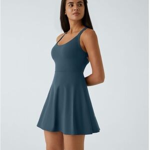 Softly Zero Airy Backless Twisted Flare Summer Dress